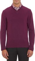 Thumbnail for your product : Inis Meain V-neck Pullover Sweater-Purple