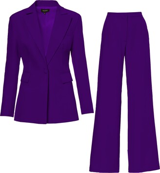 Womens Purple Pant Suits