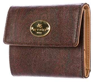 Etro Paisley Compact Wallet