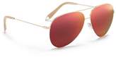 Thumbnail for your product : Victoria Beckham 'Classic Victoria' mirror aviator sunglasses