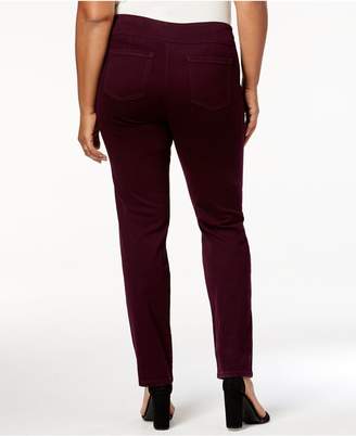 Charter Club Plus Size Pull-On Slim Leg Pants, Created for Macy's