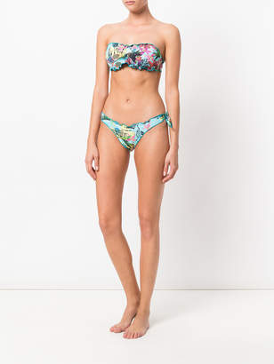Ermanno Scervino tropical print bikini top