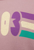 Thumbnail for your product : BA&SH Blow Parme printed French cotton-terry sweatshirt