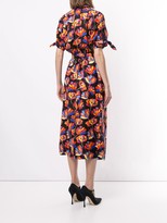 Thumbnail for your product : Rebecca Vallance Cintia floral-print shirt dress