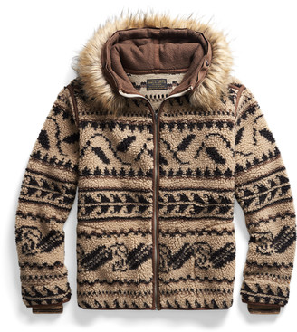 mens fur lined hoodies uk