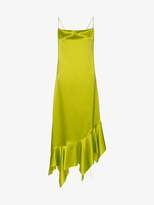 Thumbnail for your product : Marques Almeida Asymmetric hem silk dress