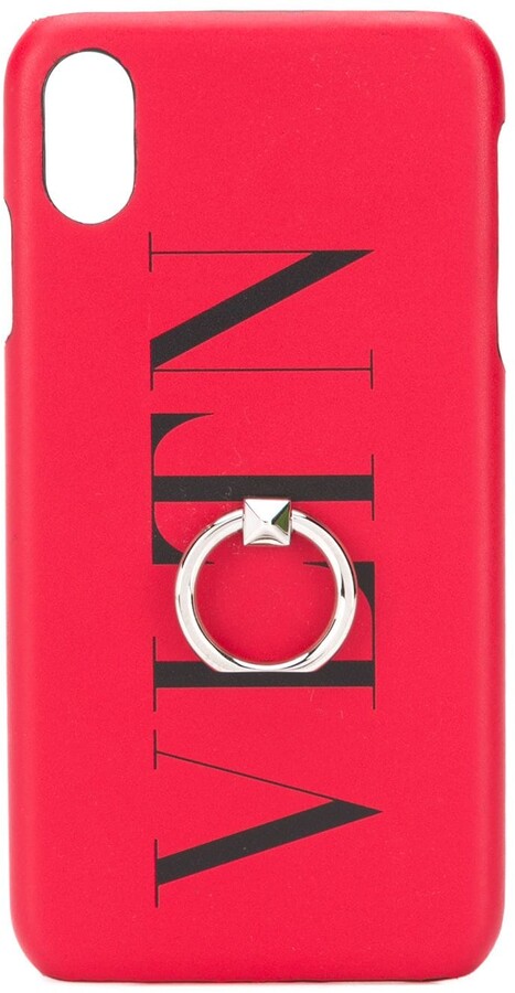 Valentino Garavani Rockstud Strap iPhone x Case - Red