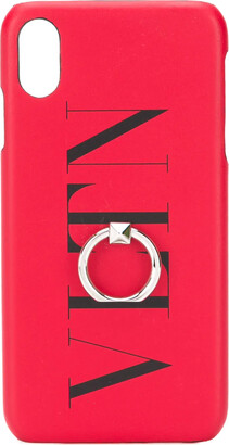 VALENTINO - valentino iPhoneX,XSケース Valentino Garavani VLTN iPhone Xs Max Case | ブラック