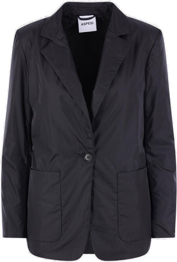 Aspesi Single-Breasted Long Sleeved Blazer