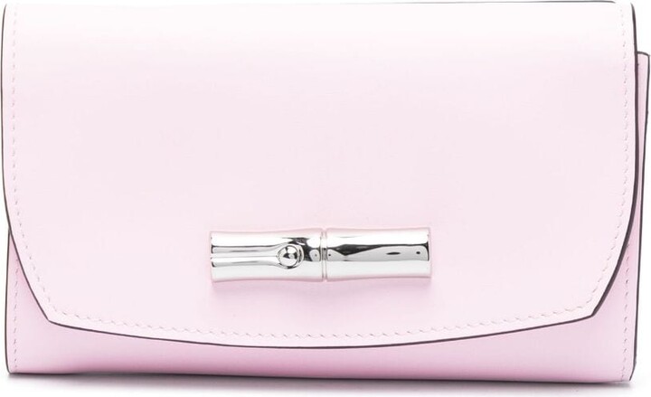 Longchamp, Bags, Longchamp Le Foulonne Coin Purse In Light Pink Croc  Leather