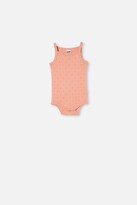 Thumbnail for your product : Cotton On Picot Trim Singlet Bubbysuit