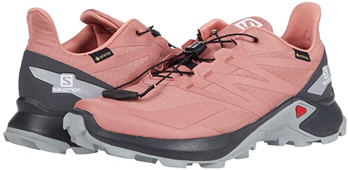 pink salomon shoes