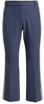 Thumbnail for your product : Derek Lam 10 Crosby Cropped Gingham Flare Pants