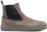 Thumbnail for your product : Brunello Cucinelli Slip-On Suede Ankle Boots
