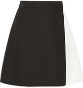 Thumbnail for your product : Fendi Cotton-crepe wrap mini skirt