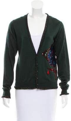 Undercover Sequined V-Neck Cardigan