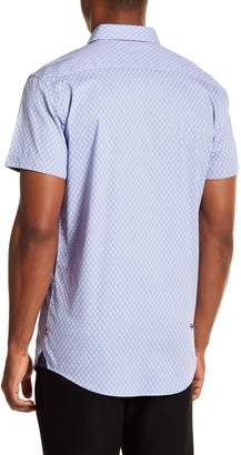 English Laundry Patterned Short Sleeve Regular Fit Shirt