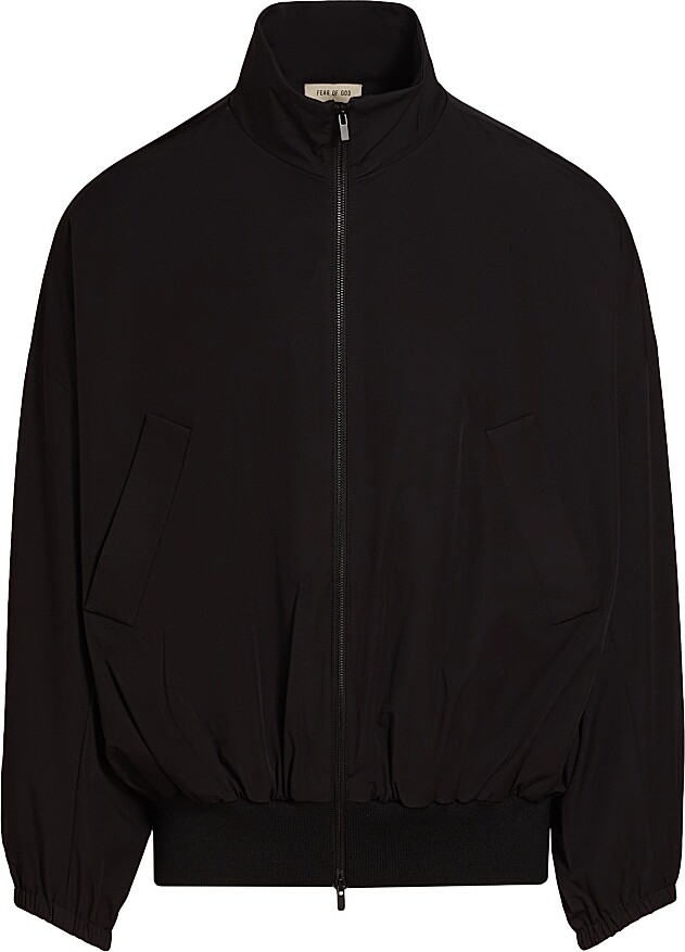 Fear Of God Men's High Neck Vented Track Jacket - Black - Size Large