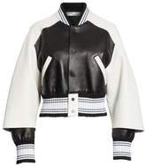 Thumbnail for your product : Off-White Crop Varsity Jacket