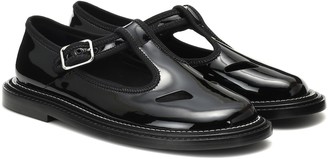 Burberry Alannis patent leather Mary Jane flats
