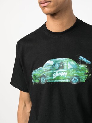 ★23SS★STUSSY RACECAR TEE Stussy Racecar Tee Black Men's - SS23 - US