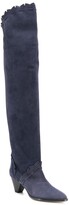 Thumbnail for your product : Isabel Marant Over-The-Knee Low-Heel Boots