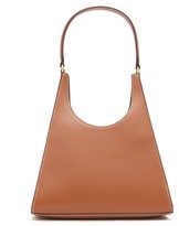 Thumbnail for your product : STAUD Rey Small Crocodile-embossed Leather Bag - Tan