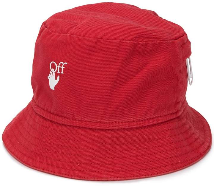 red off white hat