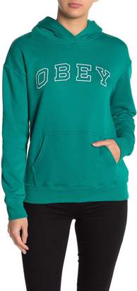 Obey Core Varsity Hooded Pullover Sweater