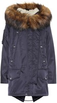 Thumbnail for your product : Burberry Faux fur-trimmed parka