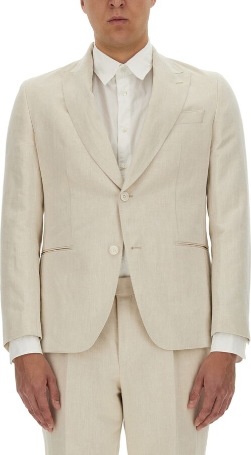 Boss Hugo Boss Single-Breasted Twill Blazer