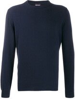 Thumbnail for your product : Giorgio Armani Fine Knit Crew Neck Sweater
