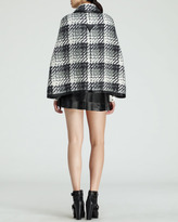 Thumbnail for your product : Rachel Zoe Venice Leather Miniskirt, Black