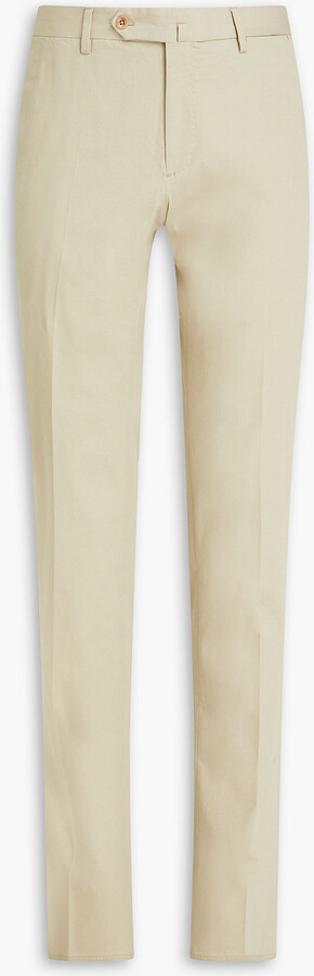 Incotex cotton-blend twill chinos