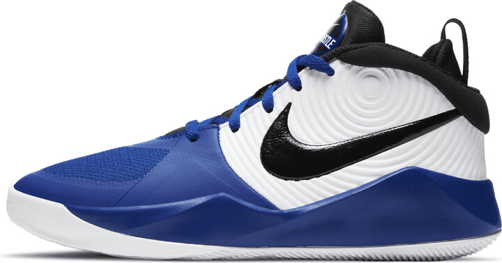 Nike Team Hustle D 9 Big Kids' Basketball Shoes in Blue - ShopStyle