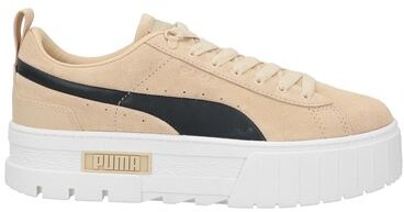 PUMA Mayze Lth Wn Lage sneakers Leren Sneaker Dames Wit - Schoenen.nl