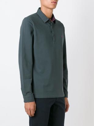 Etro long sleeve polo shirt - men - Cotton - M