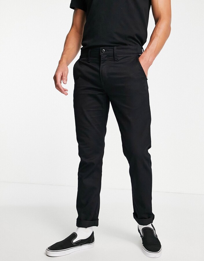 Vans Authentic slim chinos in black - ShopStyle