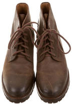 Thumbnail for your product : Brunello Cucinelli Leather Hiking Boots