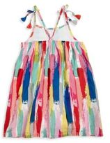 Thumbnail for your product : Andy & Evan Toddlers & Little Girls Brush Stroke Print Voile Dress