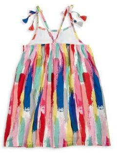 Andy & Evan Toddlers & Little Girls Brush Stroke Print Voile Dress