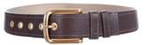 Thumbnail for your product : Prada Leather Buckle Belt brown Leather Buckle Belt