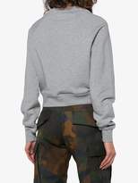 Thumbnail for your product : Off-White cropped cutout sweatshirt