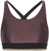 Thumbnail for your product : Koral Metallic Stretch Sports Bra