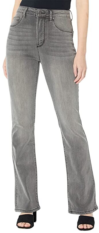 LOFLI Women's Grey Wash Bluebells Cotton Boot Cut Jeans Size 26L $187 NEW 