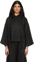 Thumbnail for your product : MAX MARA LEISURE Black Linen Ultimo Shirt
