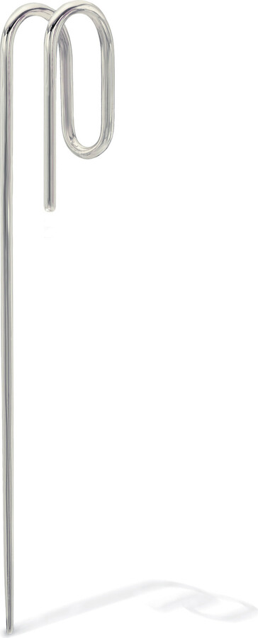 KatKim Mono 18K White Gold Pin Single Earring