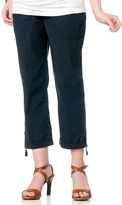 Thumbnail for your product : Oh Baby by MotherhoodTM Secret Fit BellyTM Poplin Capris - Maternity