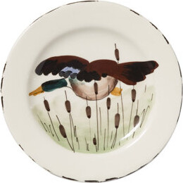 Vietri Wildlife Mallard Salad Plate