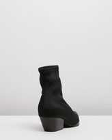 Thumbnail for your product : INTENTIONALLY BLANK Women's Black Heeled Boots - Adi - Size One Size, 7 at The Iconic